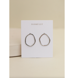 JaxKelly Silver Hoop Organic