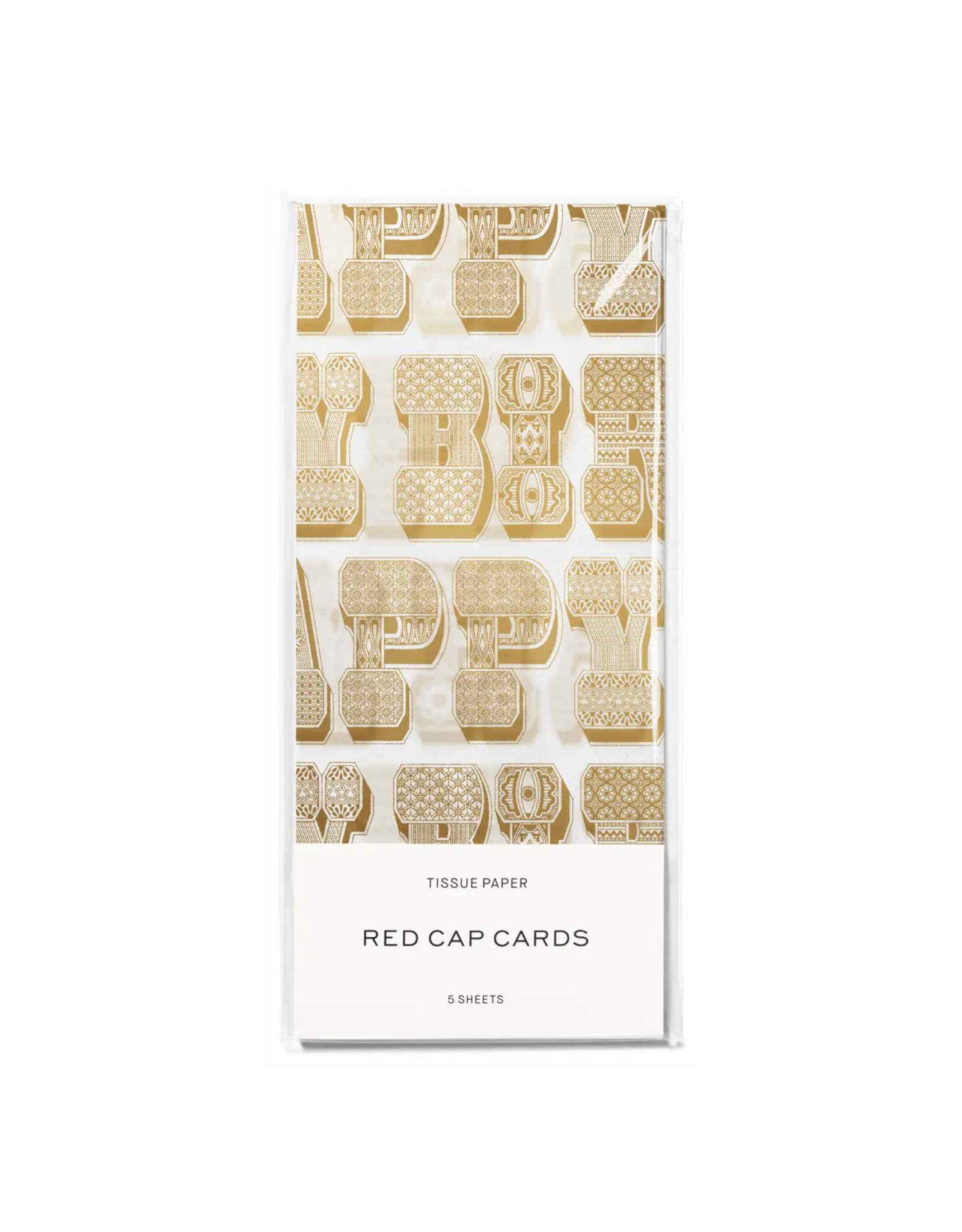 B-Day Typography Tissue Paper