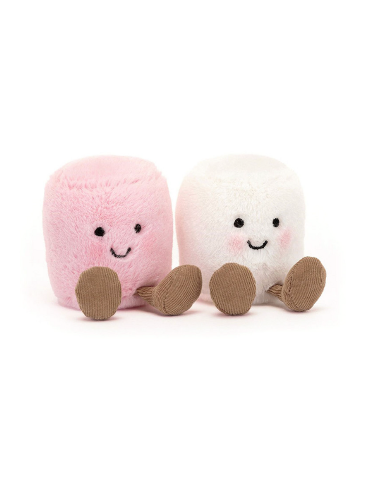 Jellycat Amuseables Pink and White Marshmallows