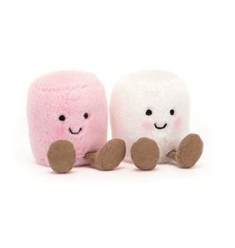 Jellycat Amuseables Pink and White Marshmallows