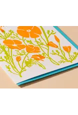 And Here We Are Poppy Birthday Card