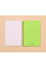 And Here We Are Tomato A5 Letter Press Spiral Notebook