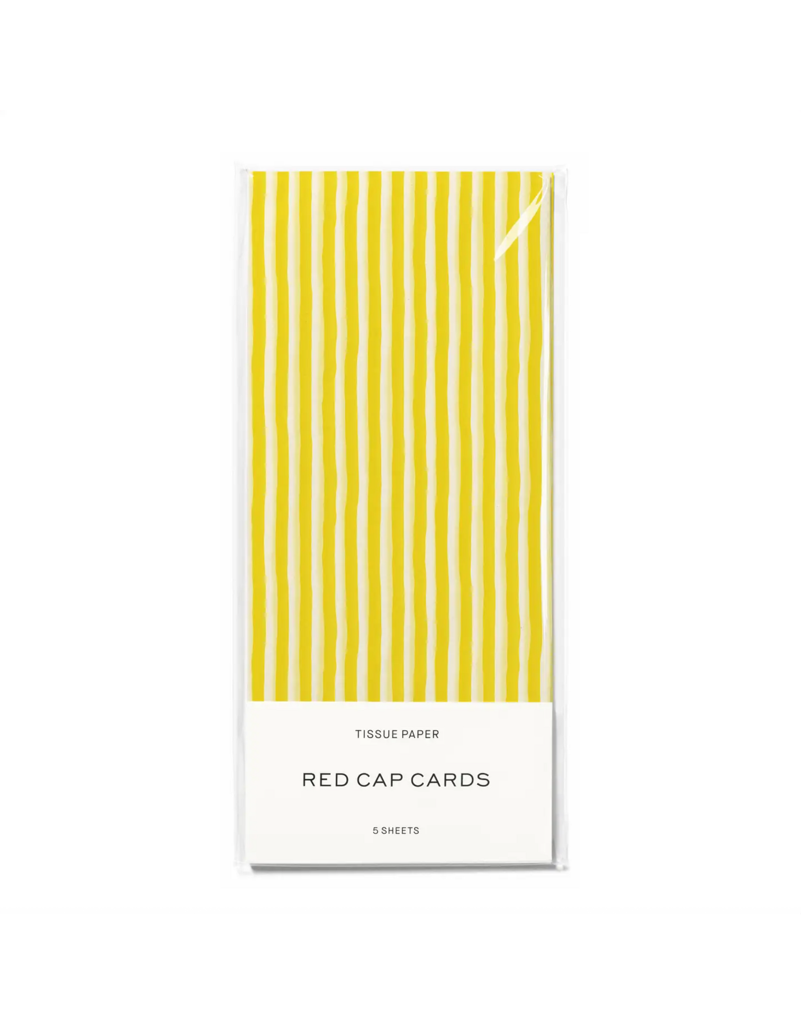 Yellow Stripe Tissue Paper