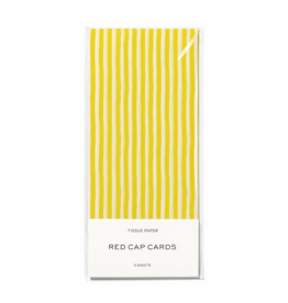 Yellow Stripe Tissue Paper