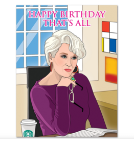 The Found Happy Birthday That's All Card