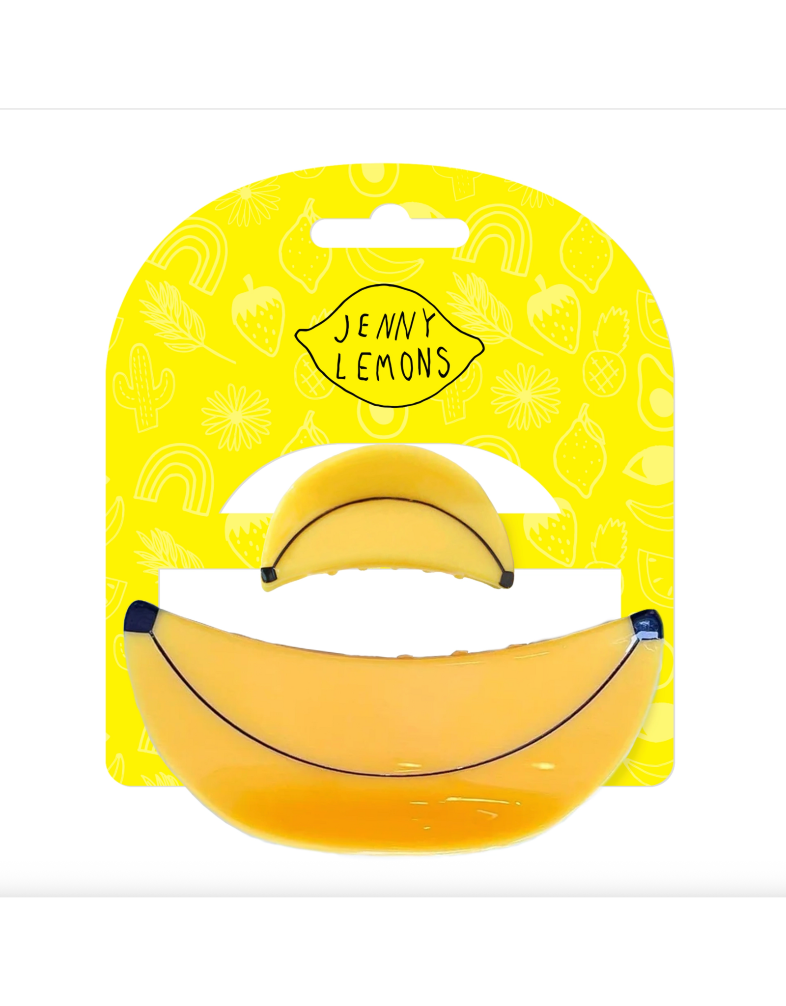 Jenny Lemons Banana Mini & Me Hair Claw Clip Set