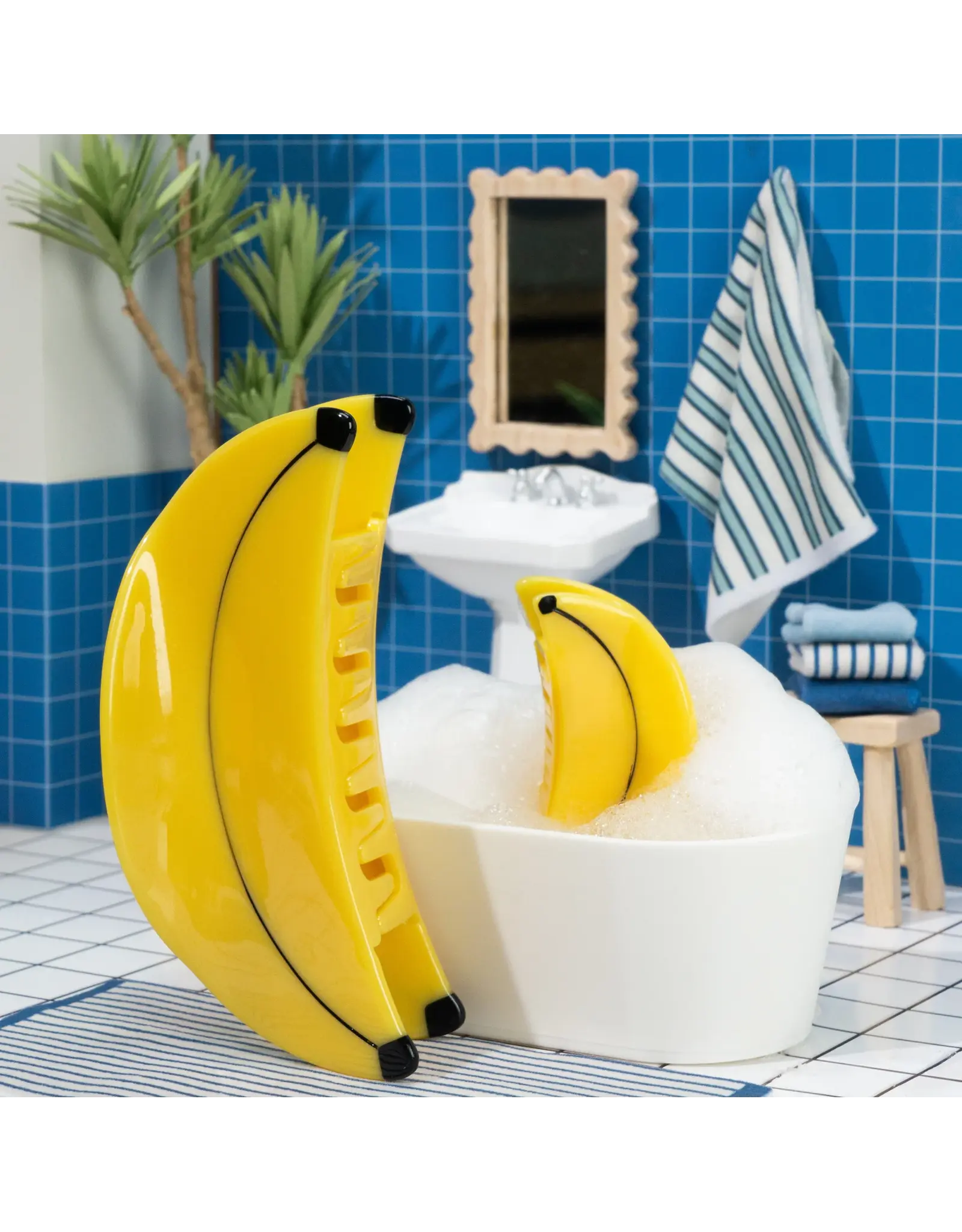 Jenny Lemons Banana Mini & Me Hair Claw Clip Set
