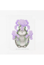 Dear Hancock Iris You A Happy Birthday Card