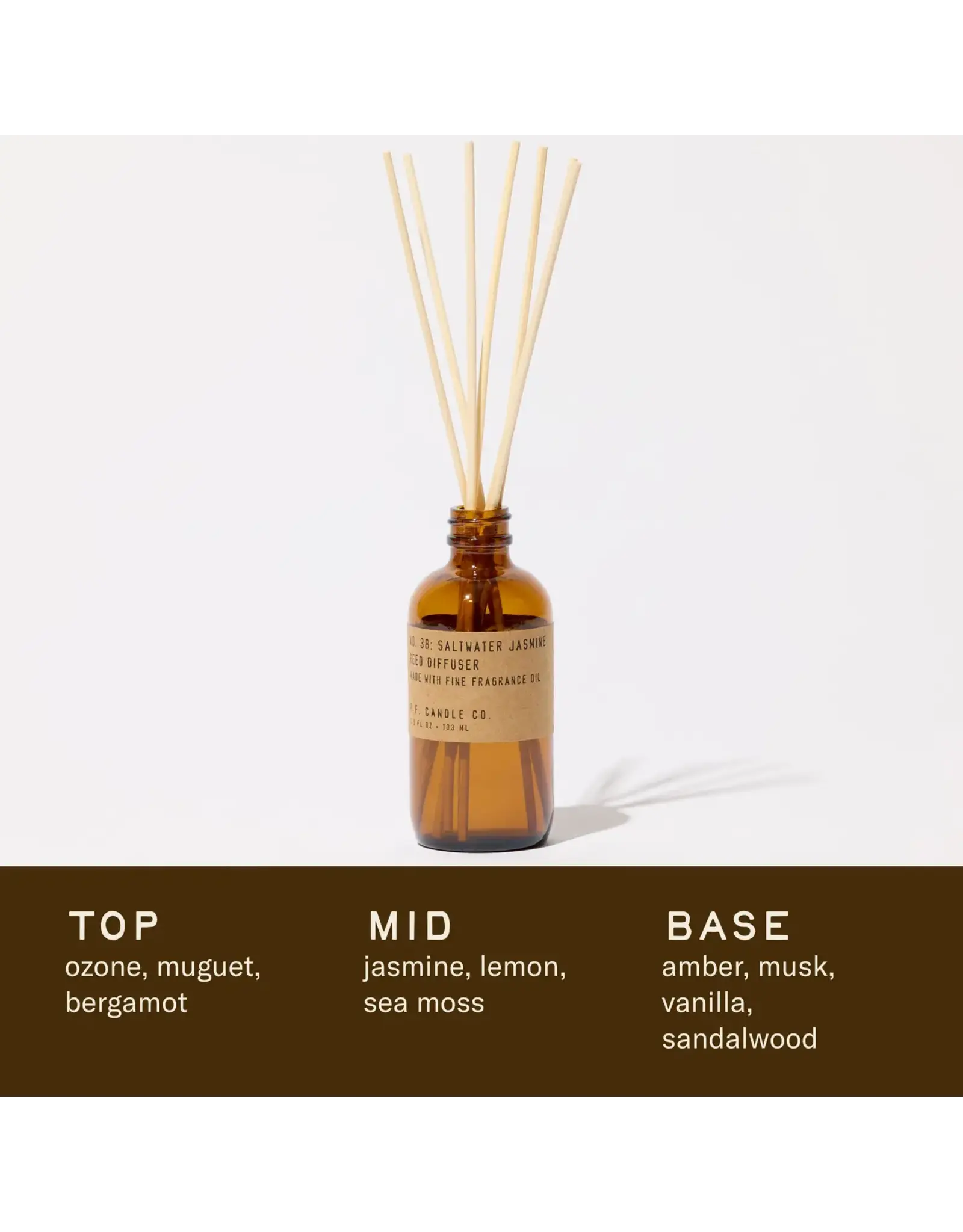 Saltwater Jasmine - 3.5oz Reed Diffuser