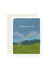 Slightly Stationery Thinking of You Rainbow Card
