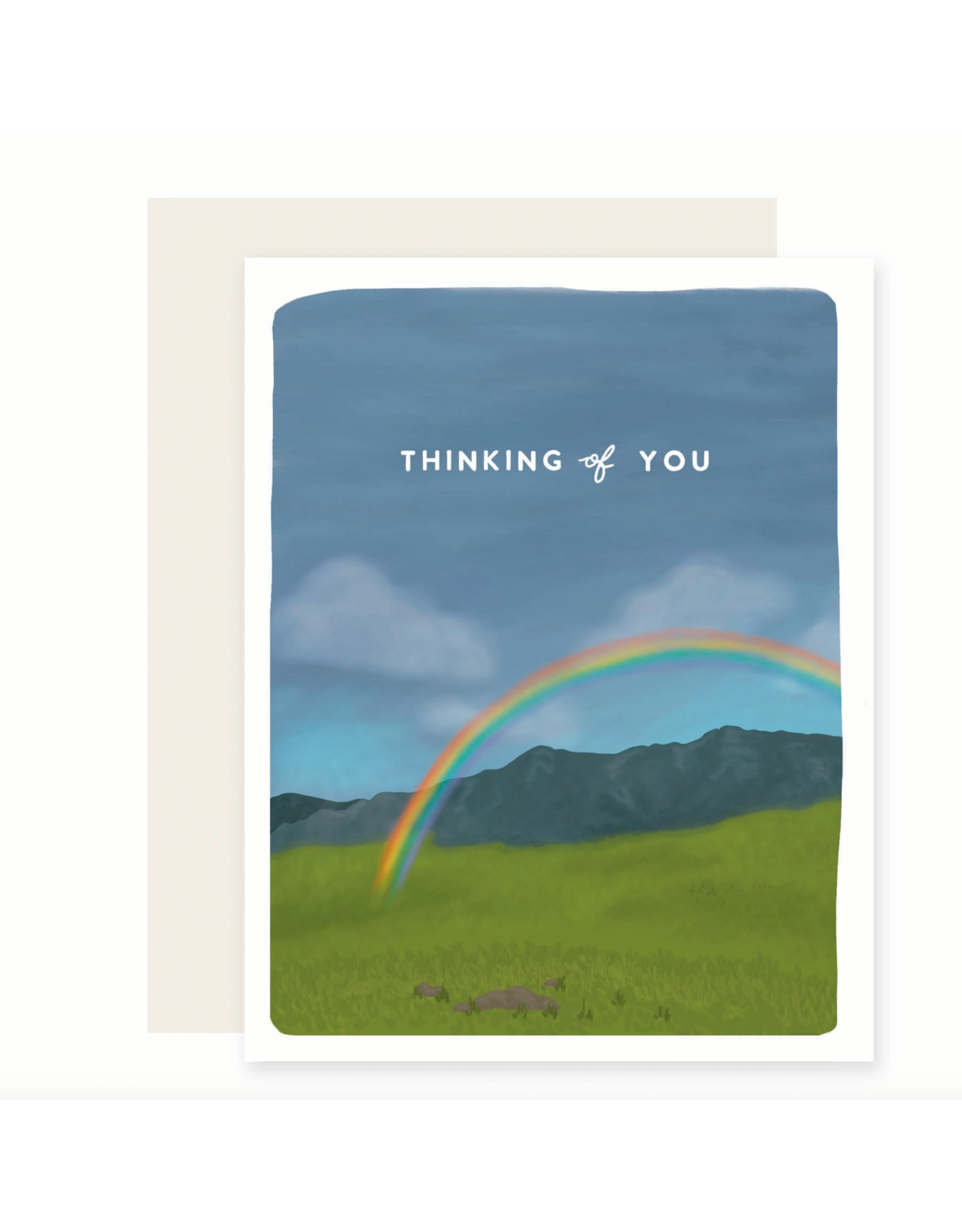 Slightly Stationery Thinking of You Rainbow Card