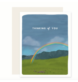 Slightly Stationery Thinking of You Rainbow Card