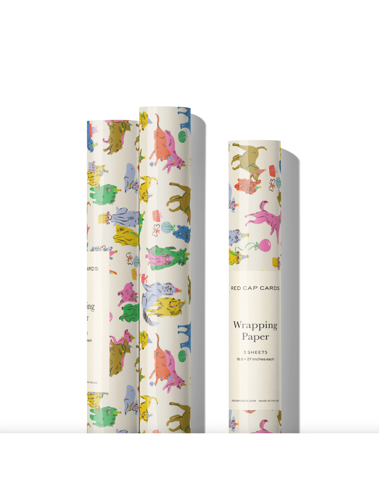Puppy Party Wrap - Roll of 3