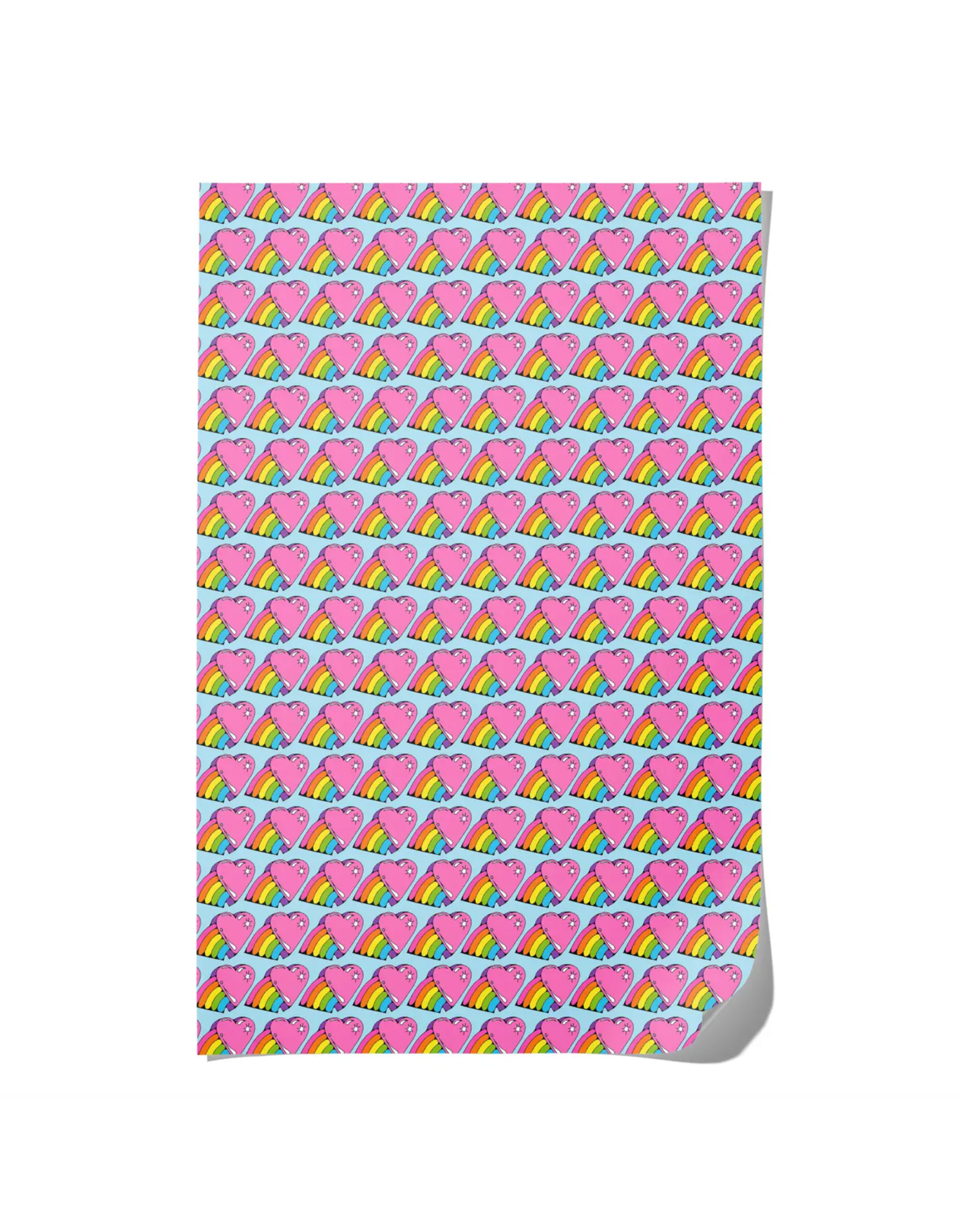 Rainbow Hearts Wrap