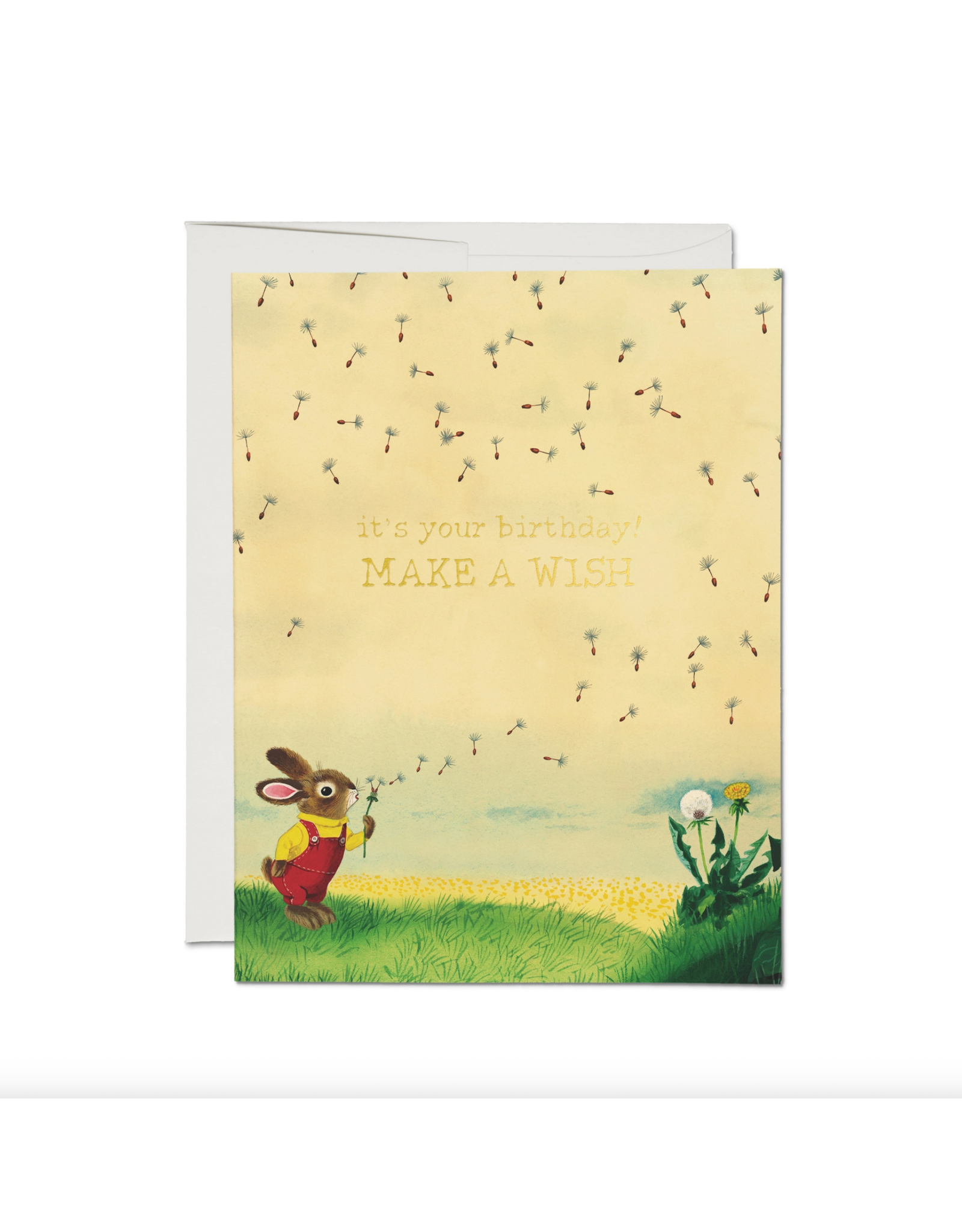 Bunny and Dandelion Richard Scarry Card
