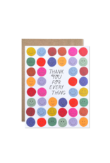 Hartland Brooklyn Thank You for Everything Smileys Card