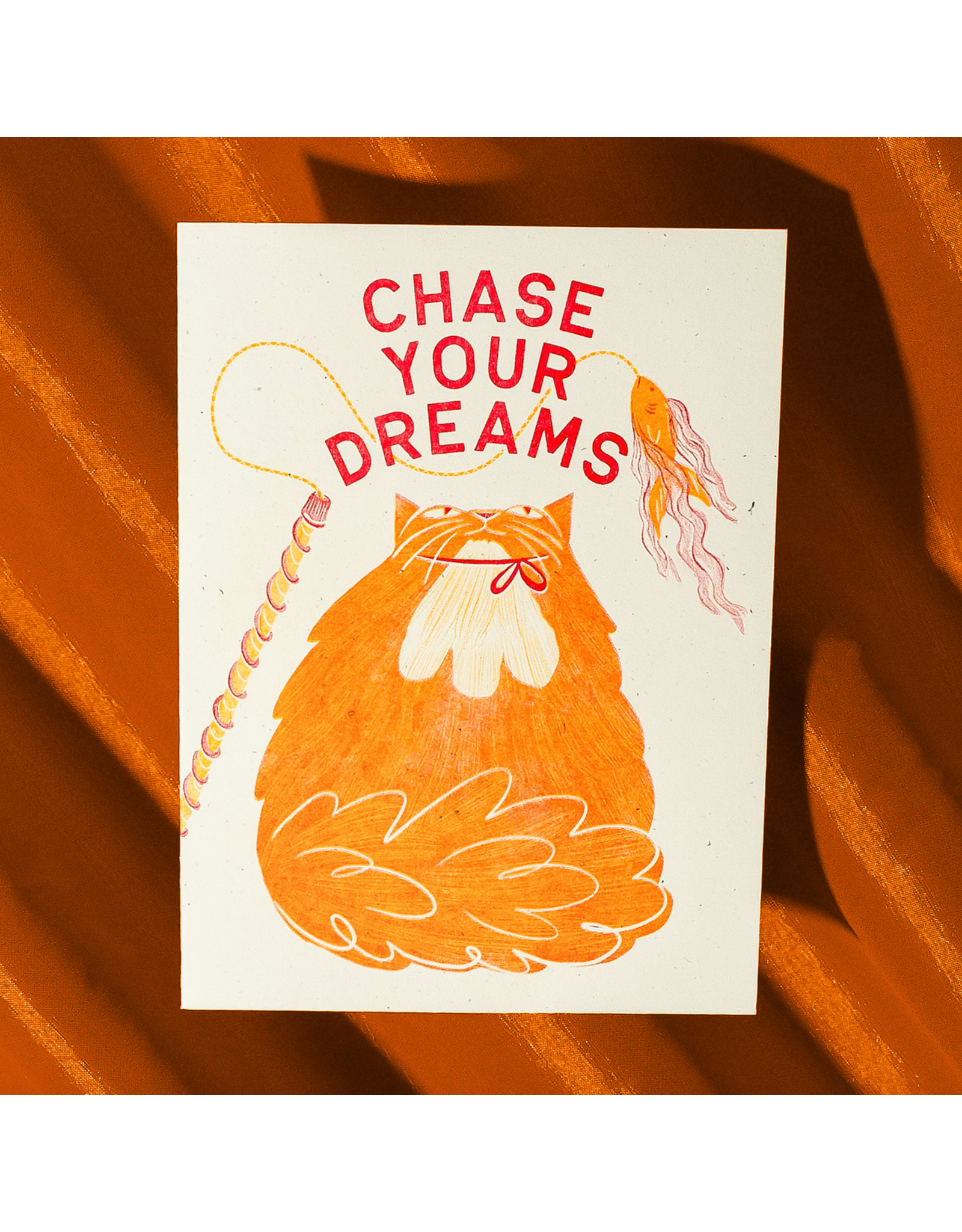 Bromstad Printing Co. Chase Your Dreams Card