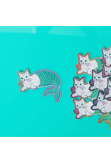 Bromstad Printing Co. Purrmaid Mermaid Cat Sparkle Sticker