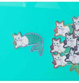 Bromstad Printing Co. Purrmaid Mermaid Cat Sparkle Sticker