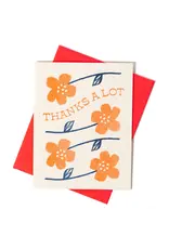 Bromstad Printing Co. Thanks A Lot Flowers Card