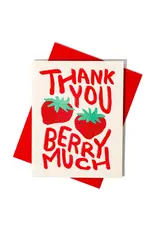 Bromstad Printing Co. Thank You Berry Much Card