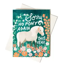 Bromstad Printing Co. No Pony Birthday Card