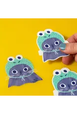 Bromstad Printing Co. Froghat Cat Sticker