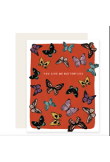 Slightly Stationery Give Me Butterflies Card