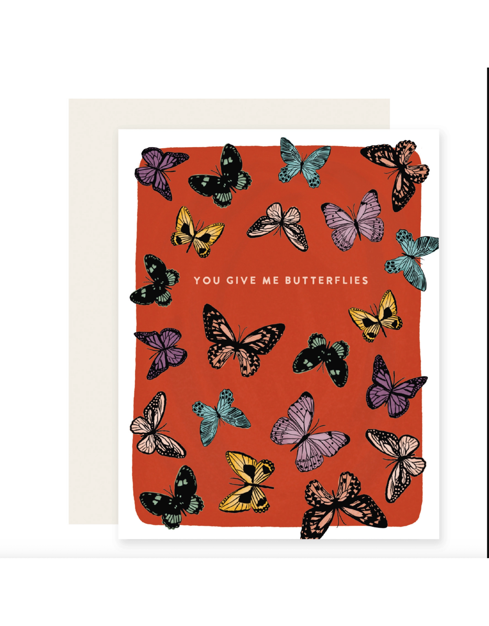 Slightly Stationery Give Me Butterflies Card