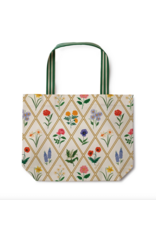Rifle Paper Garden Study East West Canvas Tote Bag