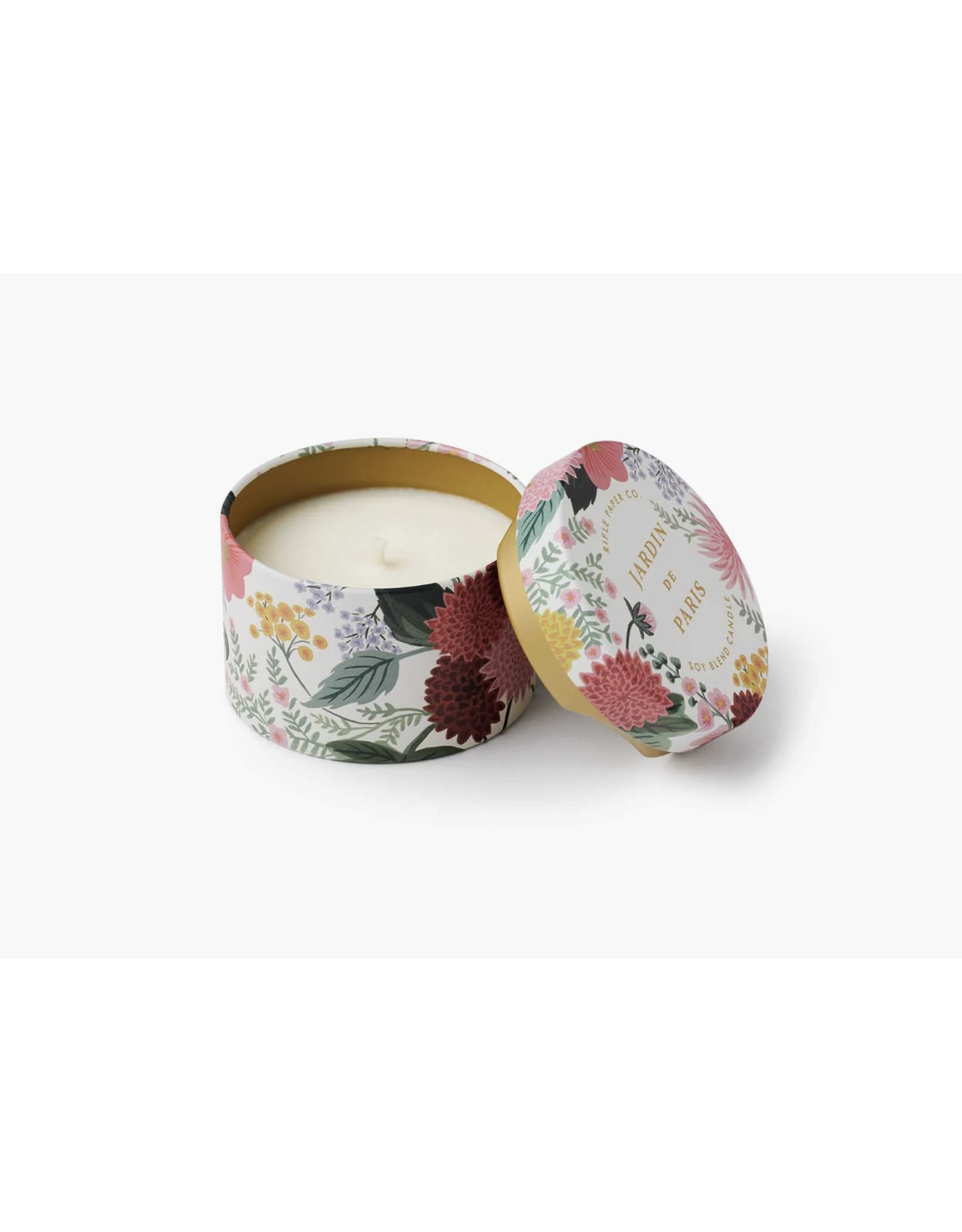 Rifle Paper Tin Candle - Dahlia Jardin de Paris