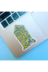 Brenna Daugherty Illustration San Francisco Yellow House Sticker