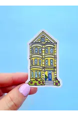Brenna Daugherty Illustration San Francisco Yellow House Sticker