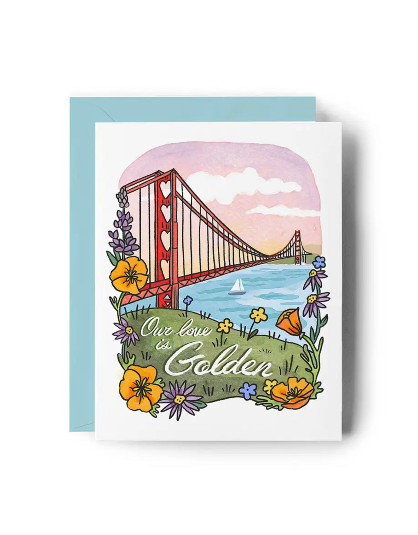 Brenna Daugherty Illustration San Francisco Love Card