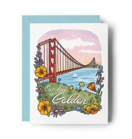Brenna Daugherty Illustration San Francisco Love Card