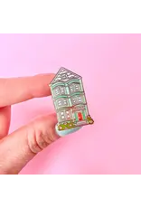Brenna Daugherty Illustration San Francisco Green House Pin