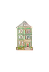 Brenna Daugherty Illustration San Francisco Green House Pin