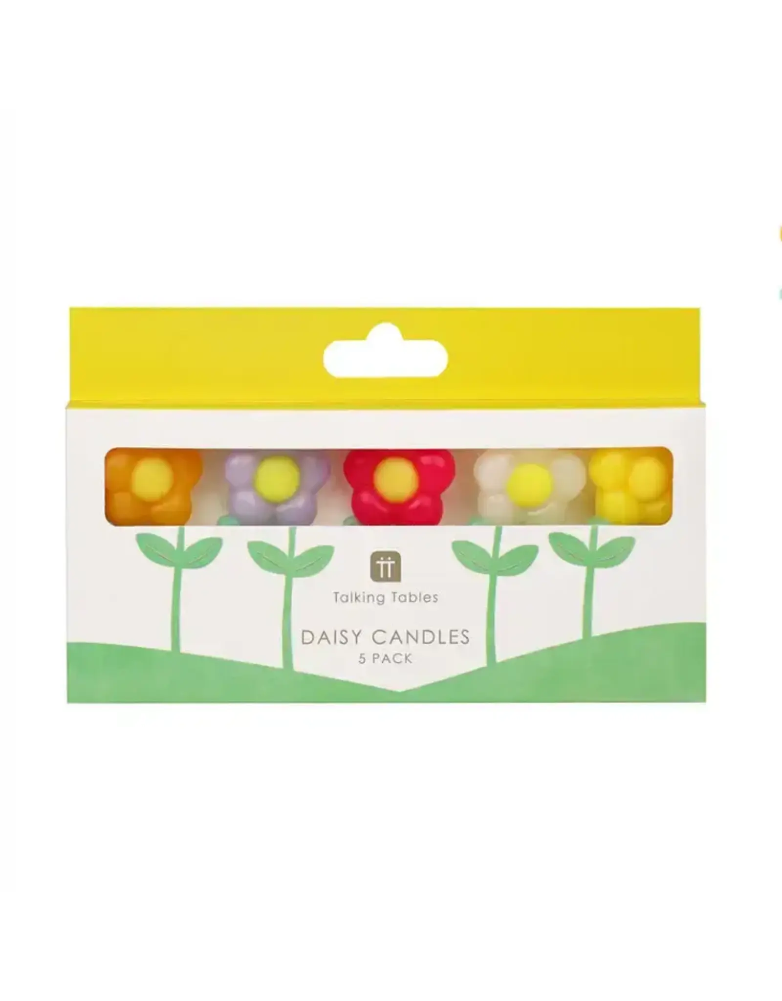 Talking Tables Daisy Multi Colored Birthday Candles