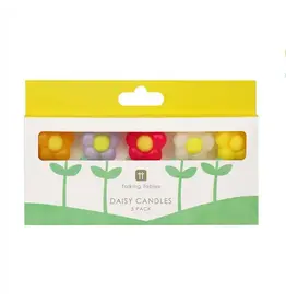 Talking Tables Daisy Multi Colored Birthday Candles