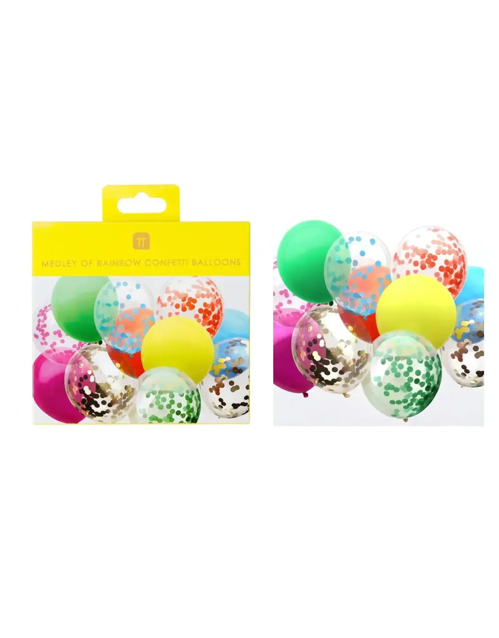 Talking Tables Rainbow Confetti Balloons - 12pc