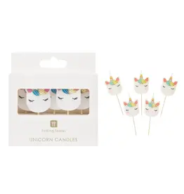 Talking Tables Unicorn Birthday Candles- 5pc