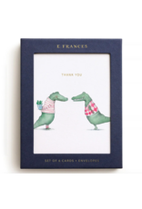 E. Frances Alligator Thank You Card - Boxed Set of 6