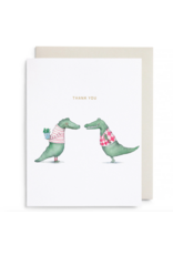 E. Frances Alligator Thank You Card