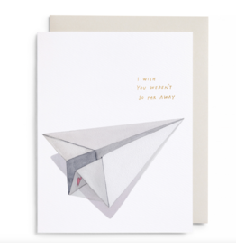 E. Frances Paper Airplane Card
