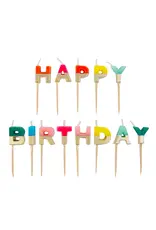 Talking Tables Rainbow Happy Birthday Candles