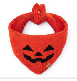 Jack O'Lantern Knit Bandana