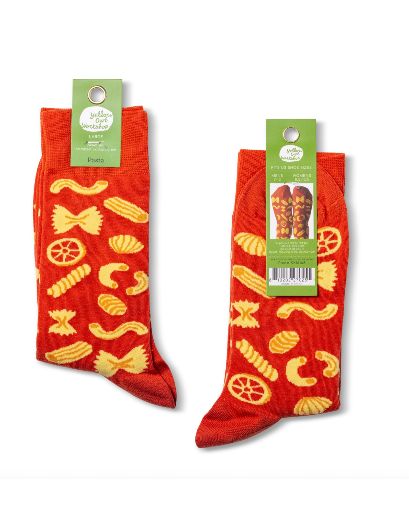 Pasta Crew Socks - Large