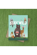 Modern Printed Matter Stay Wild Birthday Card