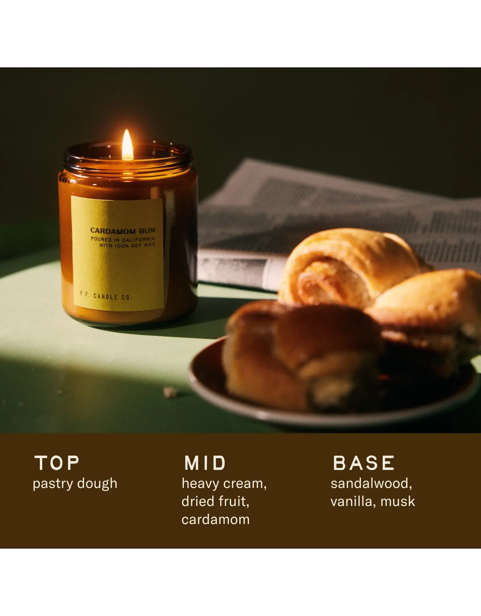 Cardamom Bun - 7.2 oz Soy Candle