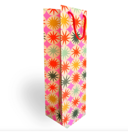 Retro Starburst Wine Bag